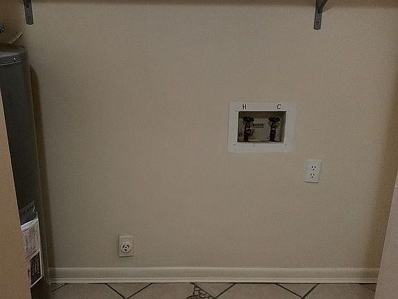 Laundry area