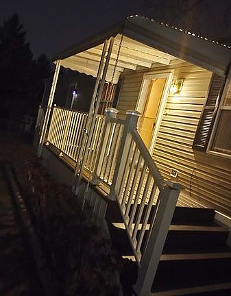 Outside covered deck 