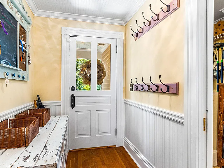 Back door.