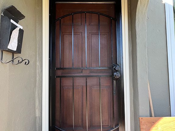 New security door.