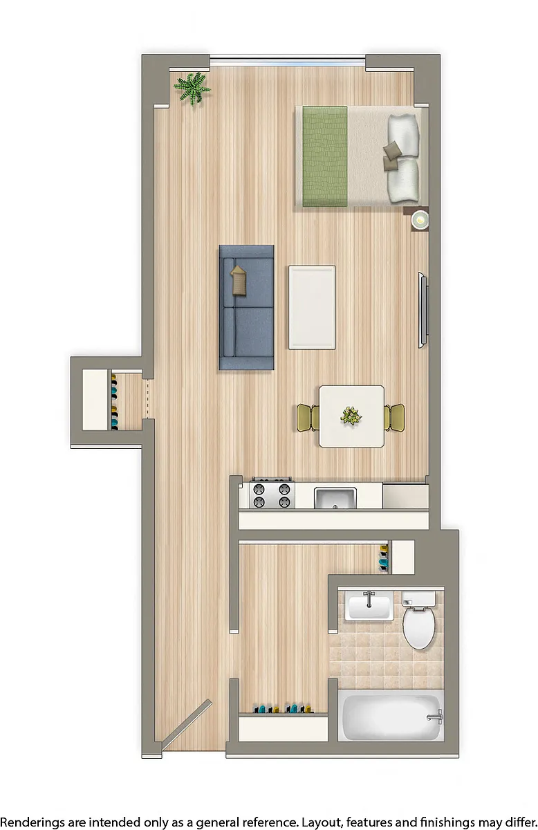 Floor plan Studio C
