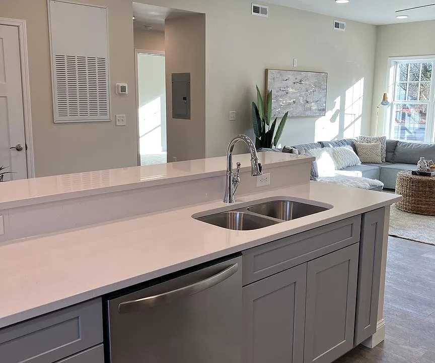 dishwasher and sink
