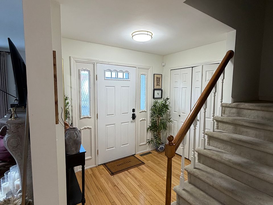 entryway with large coat closet