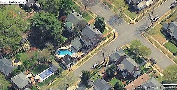 corner lot with garage