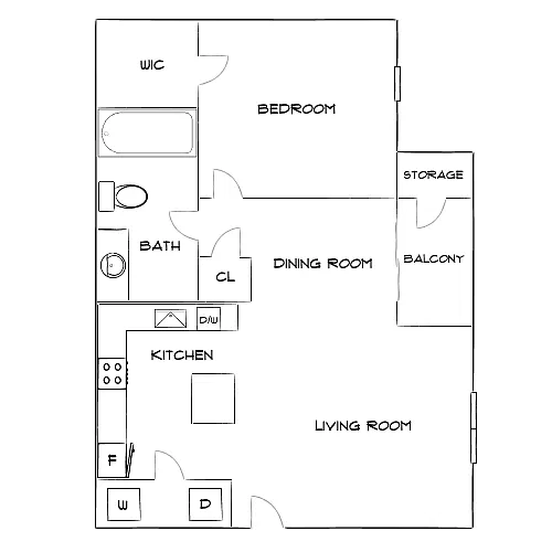 Floor plan Design 1A