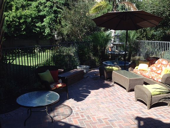 Spacious, private, yard. 