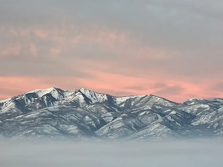 View of the Wasatch Back from the neighborhood