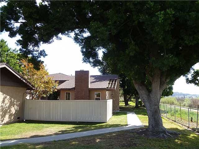 End location next to green belt and trail