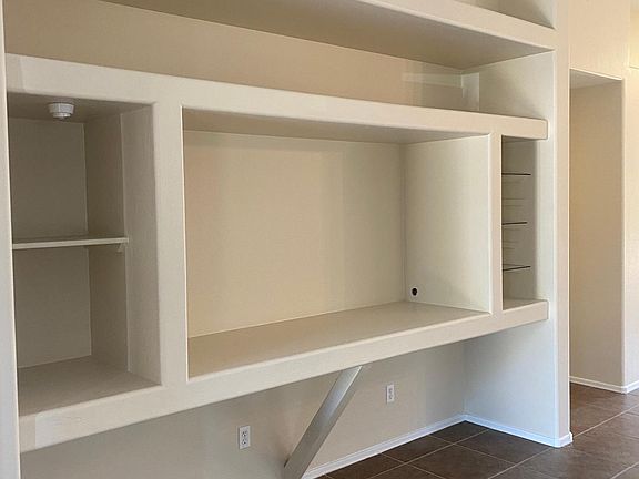 Built ins in living room
