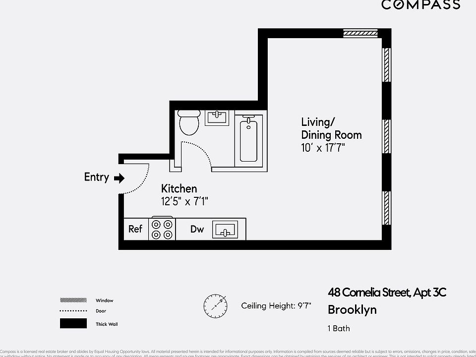 2nd image of 48 Cornelia St #3C
