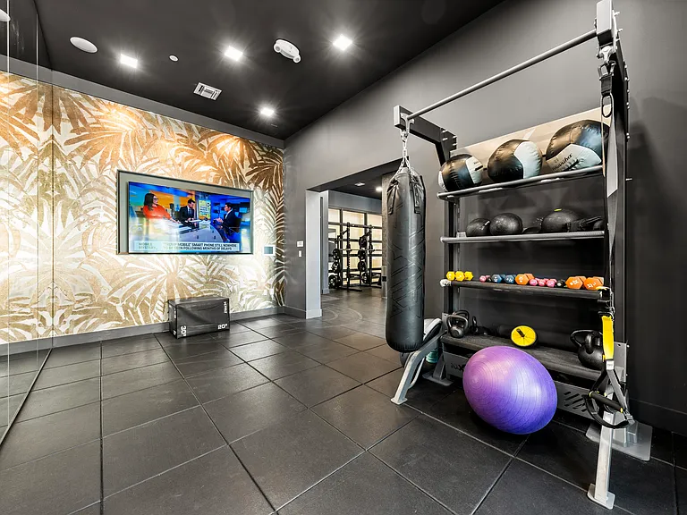 Dedicated strength training equipment supports your fitness goals.