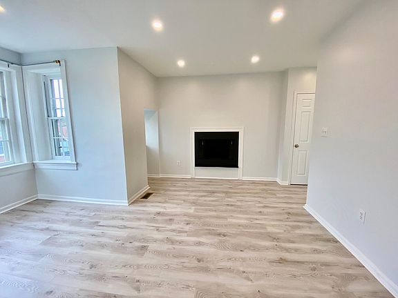 Master bedroom with working fireplace