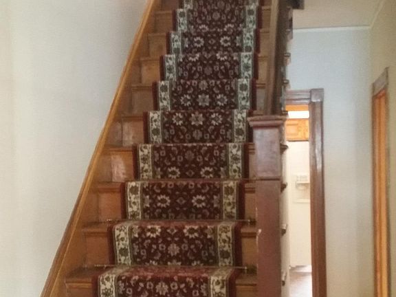 view of staircase from landing