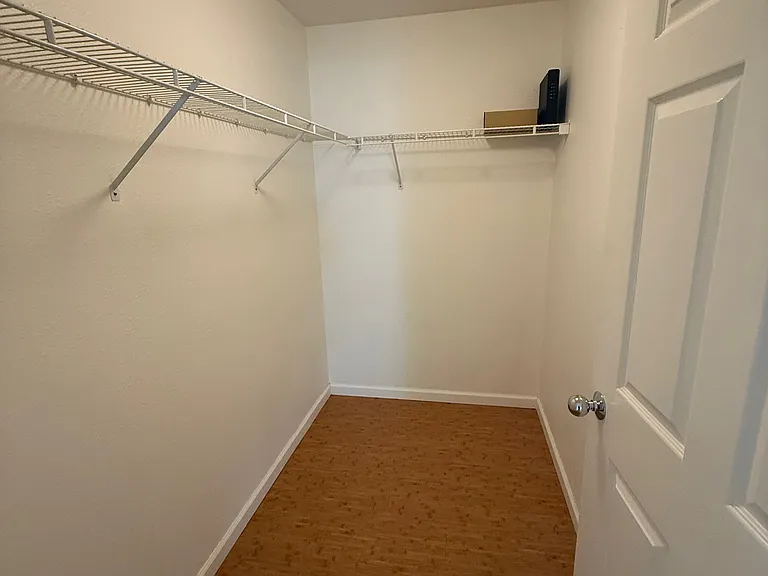 Master walk in closet