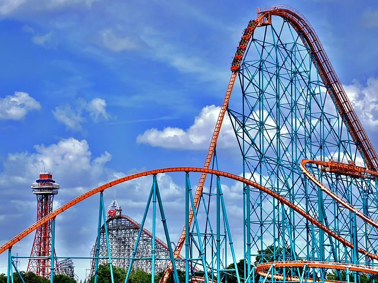 Six Flags! Arlington TX, Just 6.7 miles away. Open much of most seasons.