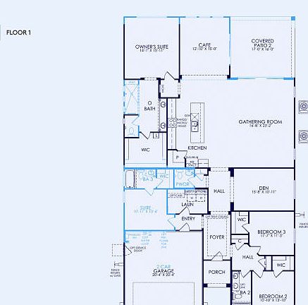 Parklane Floor Plan, Quick Move-In Home, Floor 1