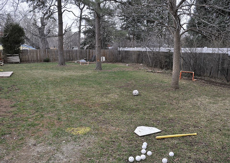 large enclosed backyard
