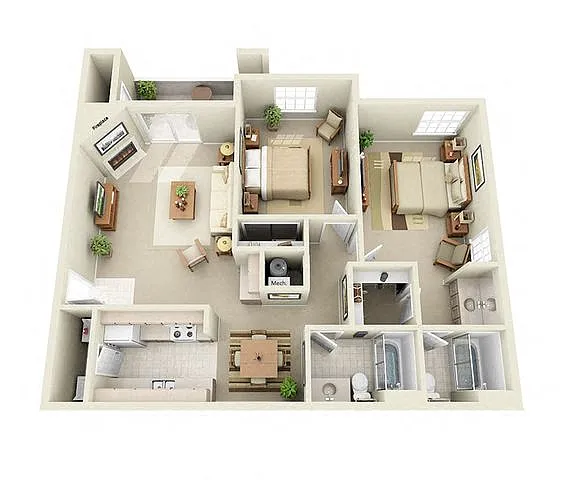 Floor plan Pagosa