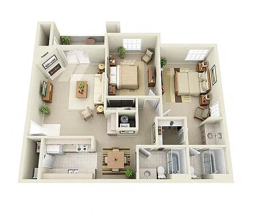 Floor plan Pagosa