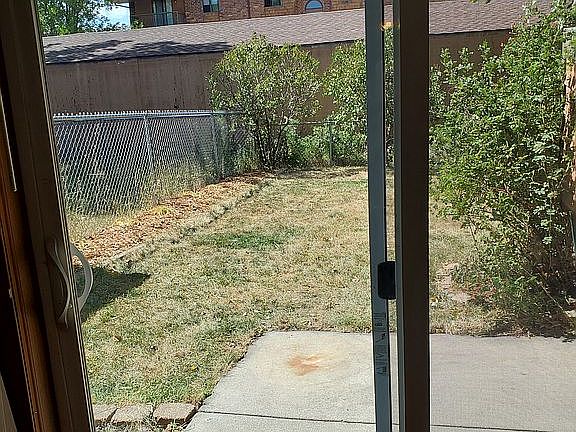 Backyard patio