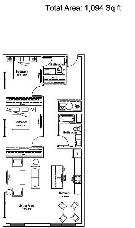 Floor plan 201 Michigan