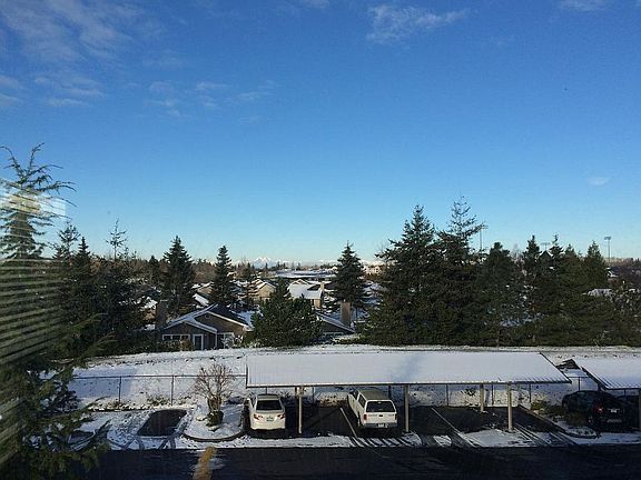 View North & Covered Parking