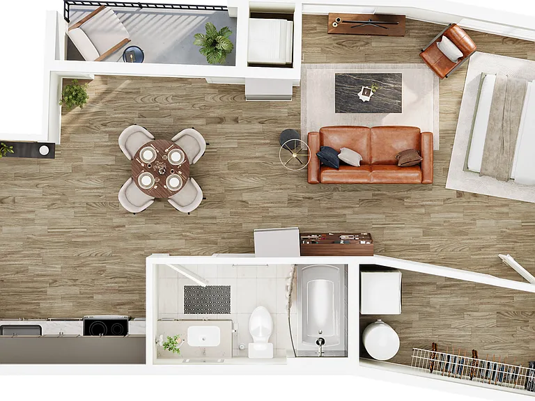 S3 floor plan The Seventeen Hundred on East