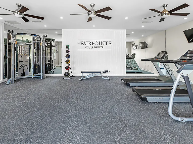 Enjoy the freedom to tackle a heart pounding workout any time of day in our convenient resident gym just steps from your home.