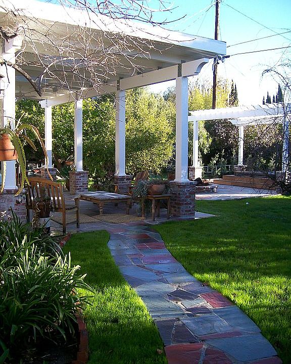 back patio & hot tub