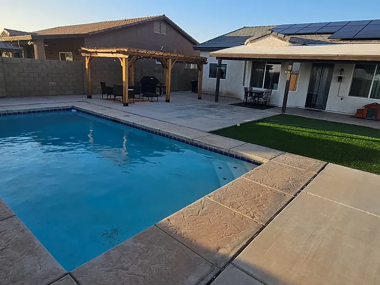 Shared Backyard & Pool