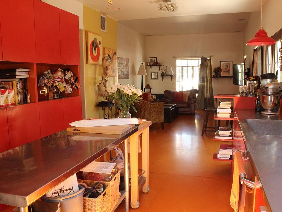 View of Kitchen and Living Room