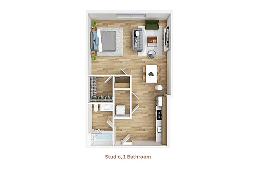 Floor plan Studio
