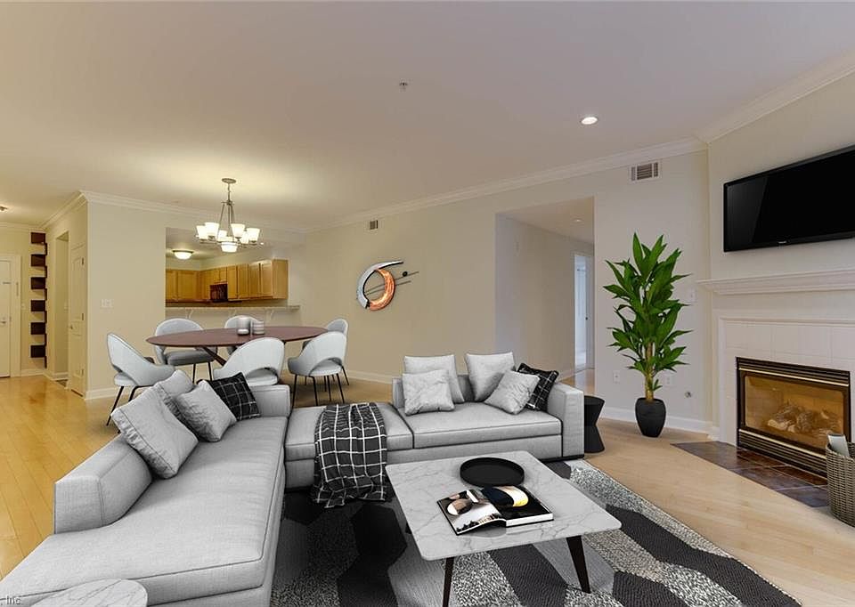 Beautiful Open Concept Living Room with plenty of space to entertain or snuggle up by the fire 
