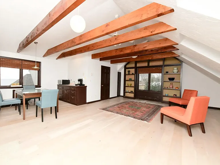 Separate studio above garage