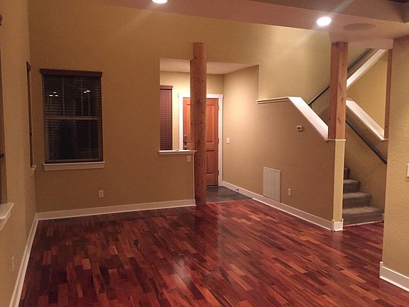 vaulted ceiling at entry