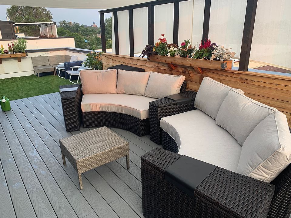 Example of what the deck can look like - unit does not come with furniture
