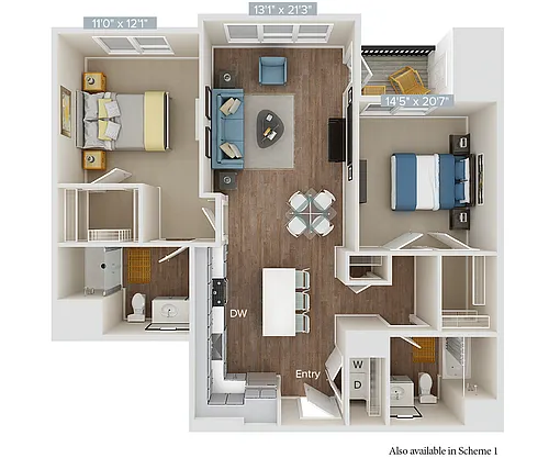 Floor plan B6-1040-2