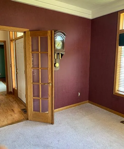 View inside study