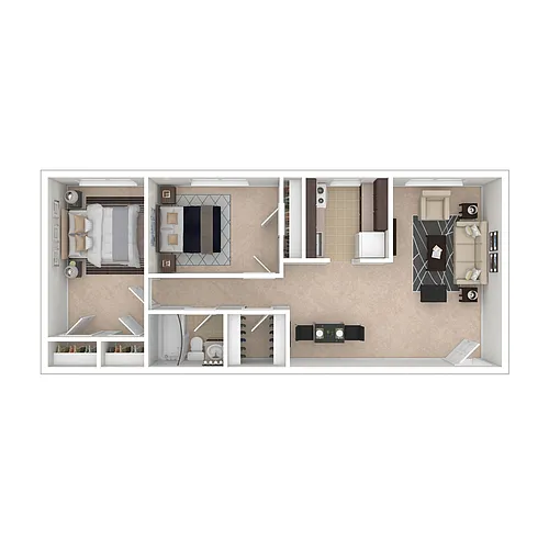 Floor plan 2 Bedroom