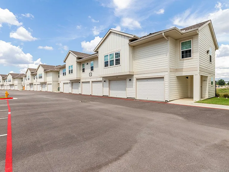 Apartment Building with Garages