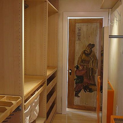 walk through closet