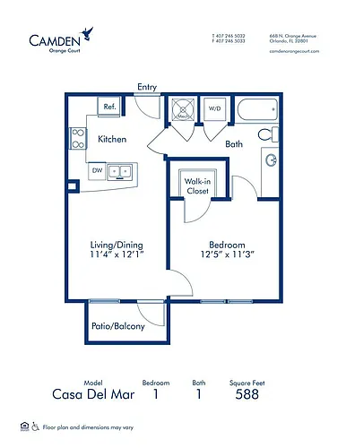 Floor plan Casa Del Mar