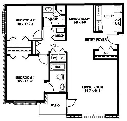 Floor plan The Cypress