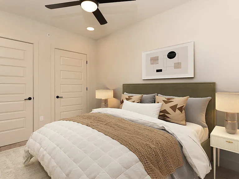 Bedroom with Hard Surface Flooring