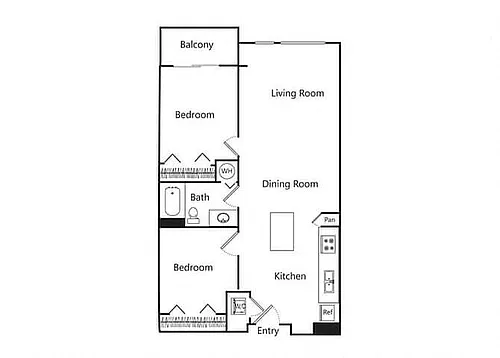 Floor plan A12D Den