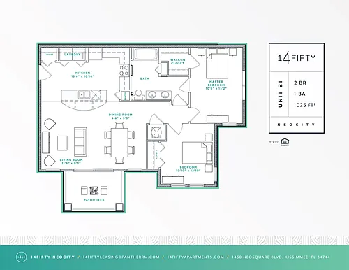 Floor plan B1