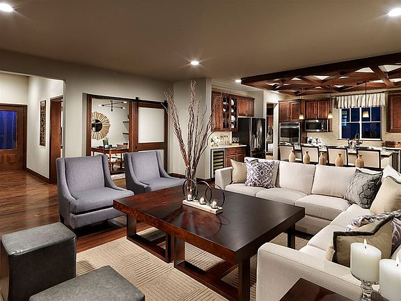 Entry, Great Room and Kitchen