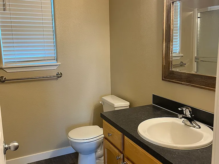 Master bathroom.