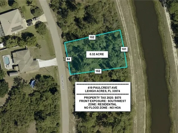 419 Paulcrest Ave, Lehigh Acres, FL 33974