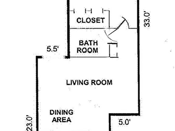 2nd image of 346 W 56th St APT 5B